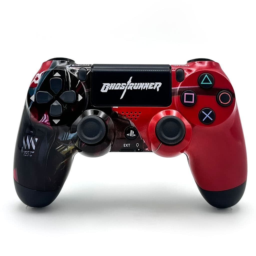 SONY DualShock Manette PS4 Sans Fil, Batterie Rechargeable (High Copy) – Edition Ghost Runner - Électronique - صورة 2