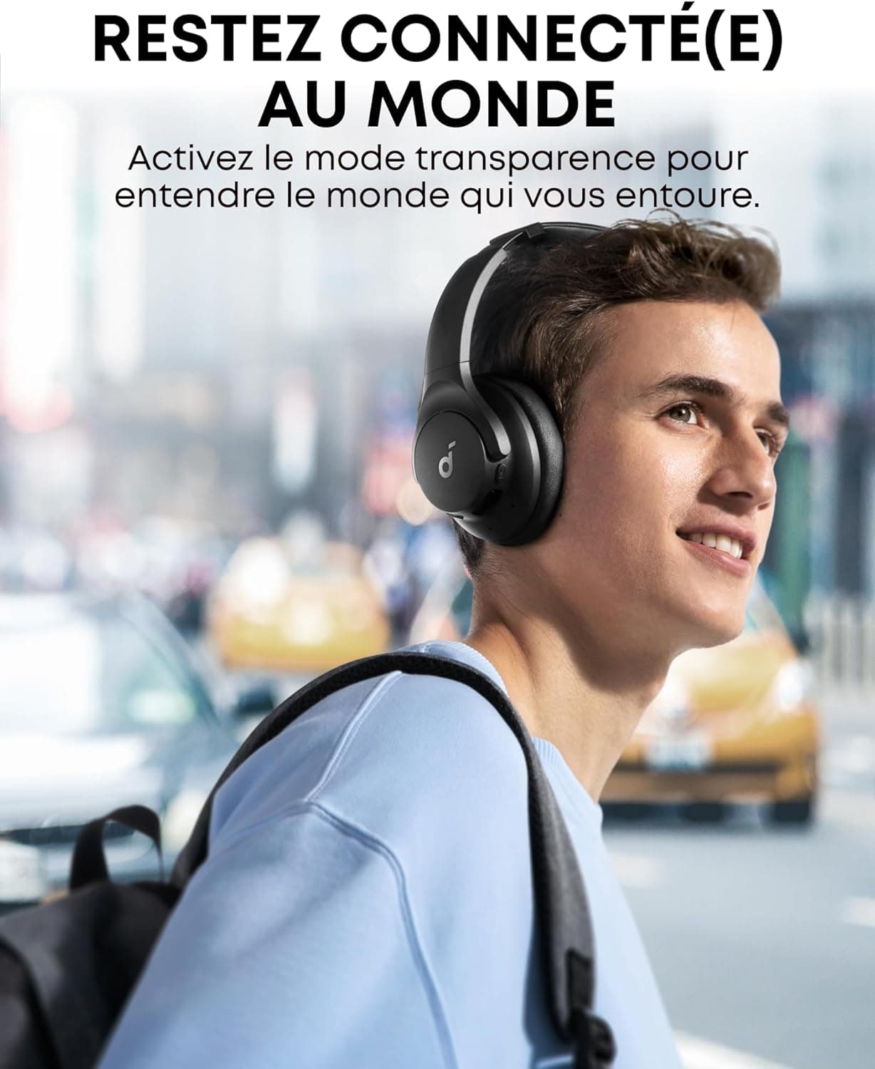 Casque Sans Fil Anker Q20i avec Réduction de Bruit Active - سماعات الرأس اللاسلكية بتقنية إلغاء الضوضاء - Électronique - صورة 9
