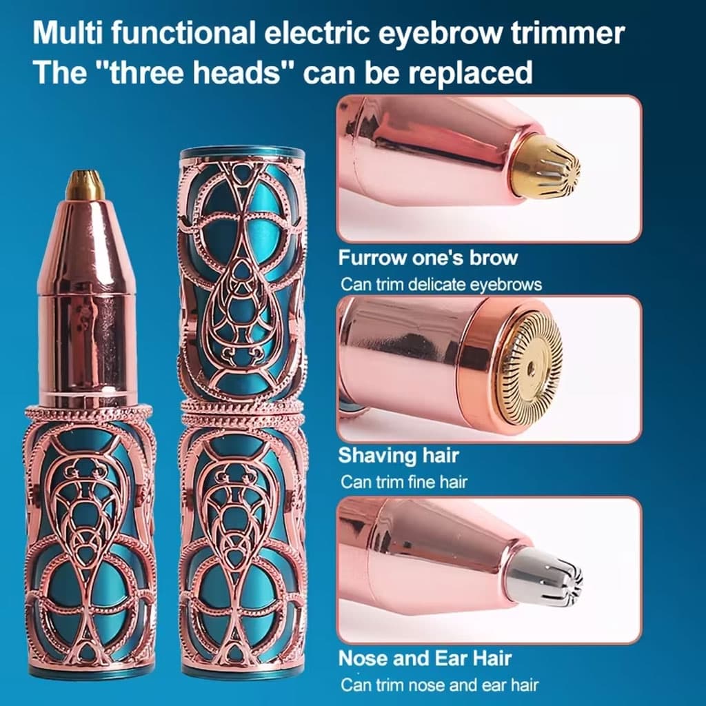 Épilateur Facial et Sourcils Rechargeable 3-en-1 - جهاز إزالة شعر الوجه والحواجب الاحترافي - Soins et Beauté - صورة 6