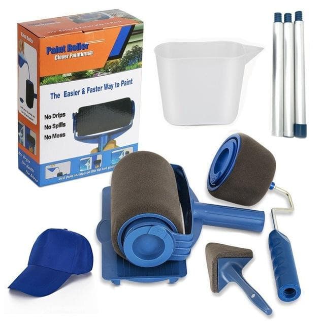 kit Rouleau de peinture mural 8 pièces multifonctionnel - Outillage et Bricolage - صورة 3