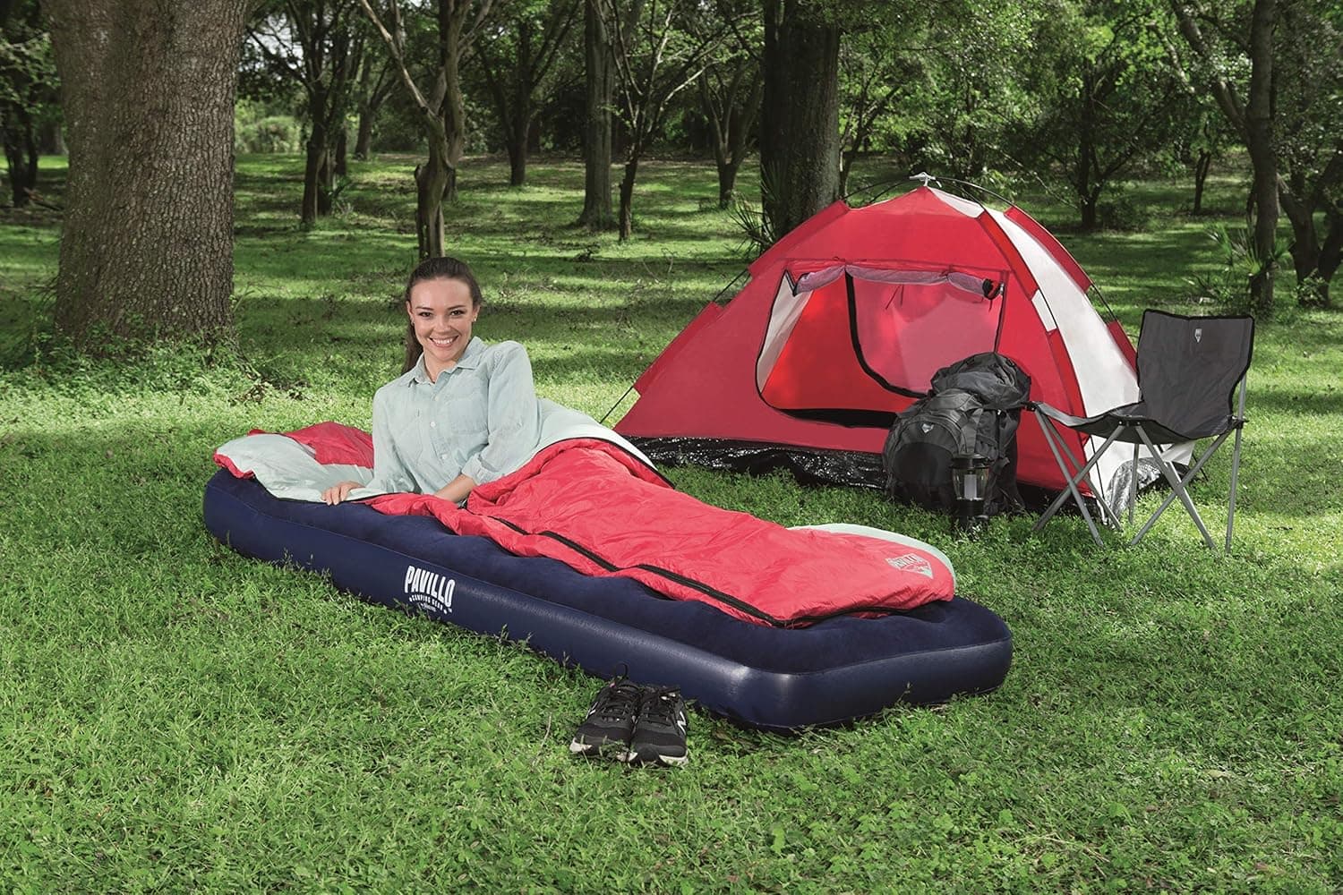 Matelas Gonflable avec Pompe à Pied Intégrée (185x76cm) - مرتبة النوم الهوائية المتطورة مع مضخة قدم مدمجة - Camping et Randonnée - صورة 2