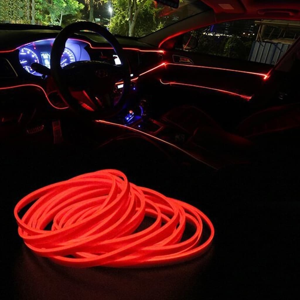 Cable Lumineux De Décoration Pour Salon De Voiture CCLL - Accessoires Auto/Moto - صورة 2