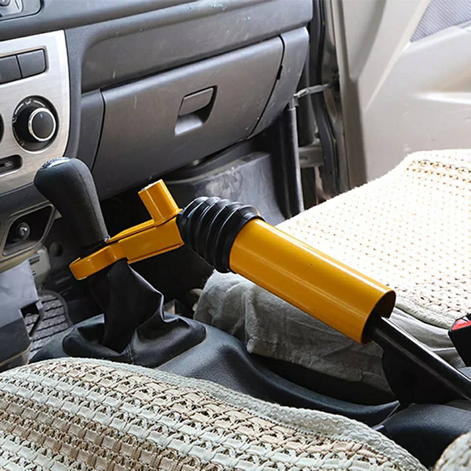 Canne Antivol de serrage du frein à main au le levier de vitesse - Accessoires Auto/Moto - صورة 5