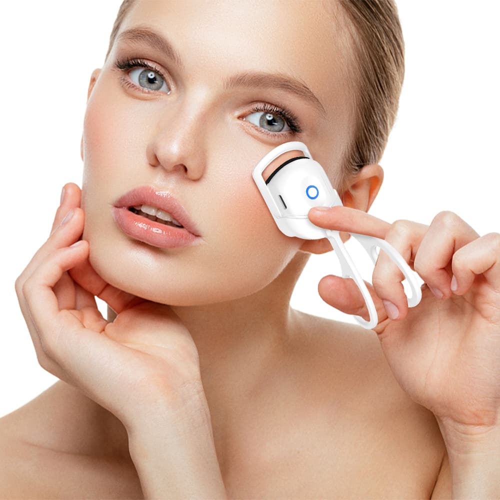 Recourbe-cils électrique portable avec un pince d'epilation thermique - Soins et Beauté - صورة 5