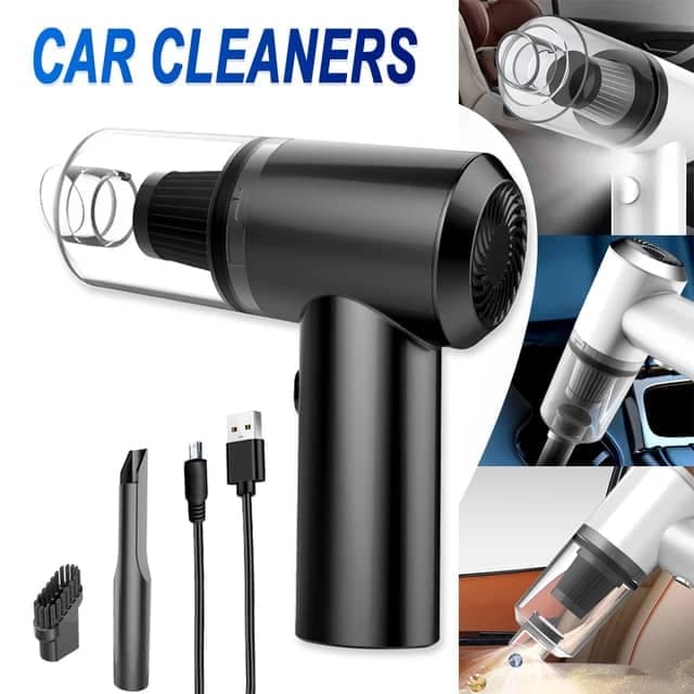 Aspirateur sans fil 2 In 1 Vacuum Cleaner For Car et Home 12V 120 W - Accessoires Auto/Moto - صورة 2