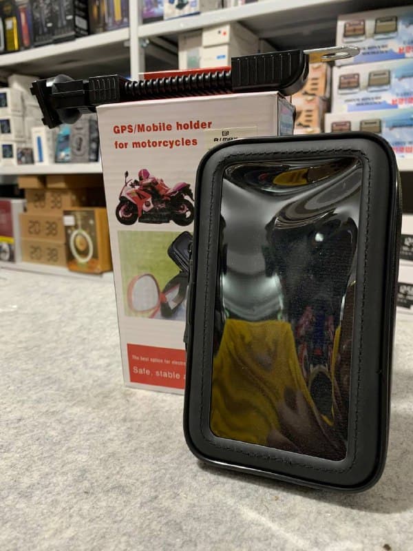 Support de téléphone Professionnel pour Le Guidon de Moto Imperméable et Rotative 360° - Accessoires Auto/Moto - صورة حقيقية 9