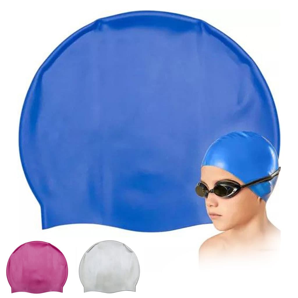 Bonnet de Natation en Silicone - Sans Latex, Confort Maximal pour Adultes - بونيه وقبعة السباحة السيليكونية - Produits de saison - صورة 1