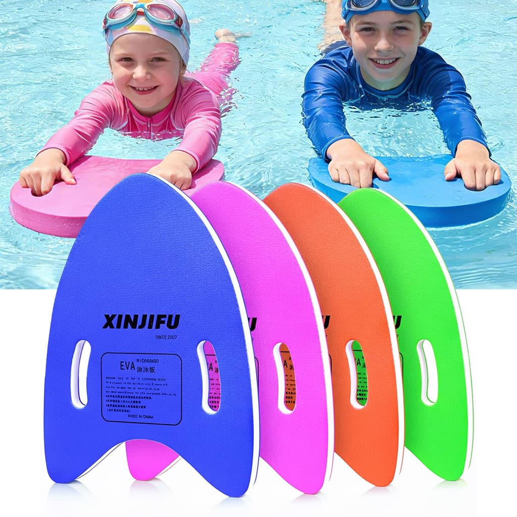 Planche de Natation Kickboard pour Enfants avec Trous de Poignée Ergonomiques - لوح السباحة الإسفنجي للأطفال بمقابض مطورة - Vacance & Loisir - صورة 1