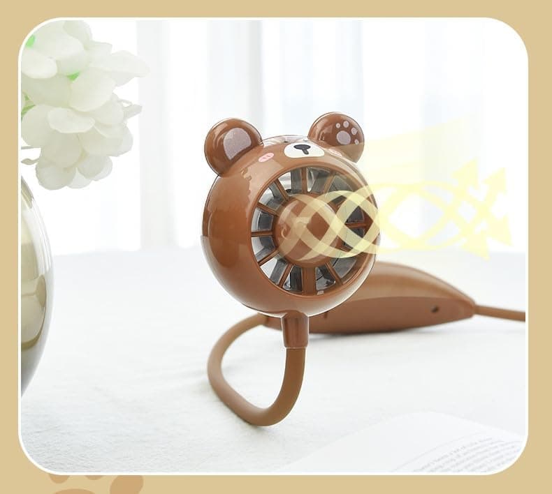 Mini Ventilateur de Bureau Orientable USB - Compact et Ultra-Silencieux - مروحة العنق المصغرة والمرنة للتبريد الصامت - Produits de saison - صورة 5