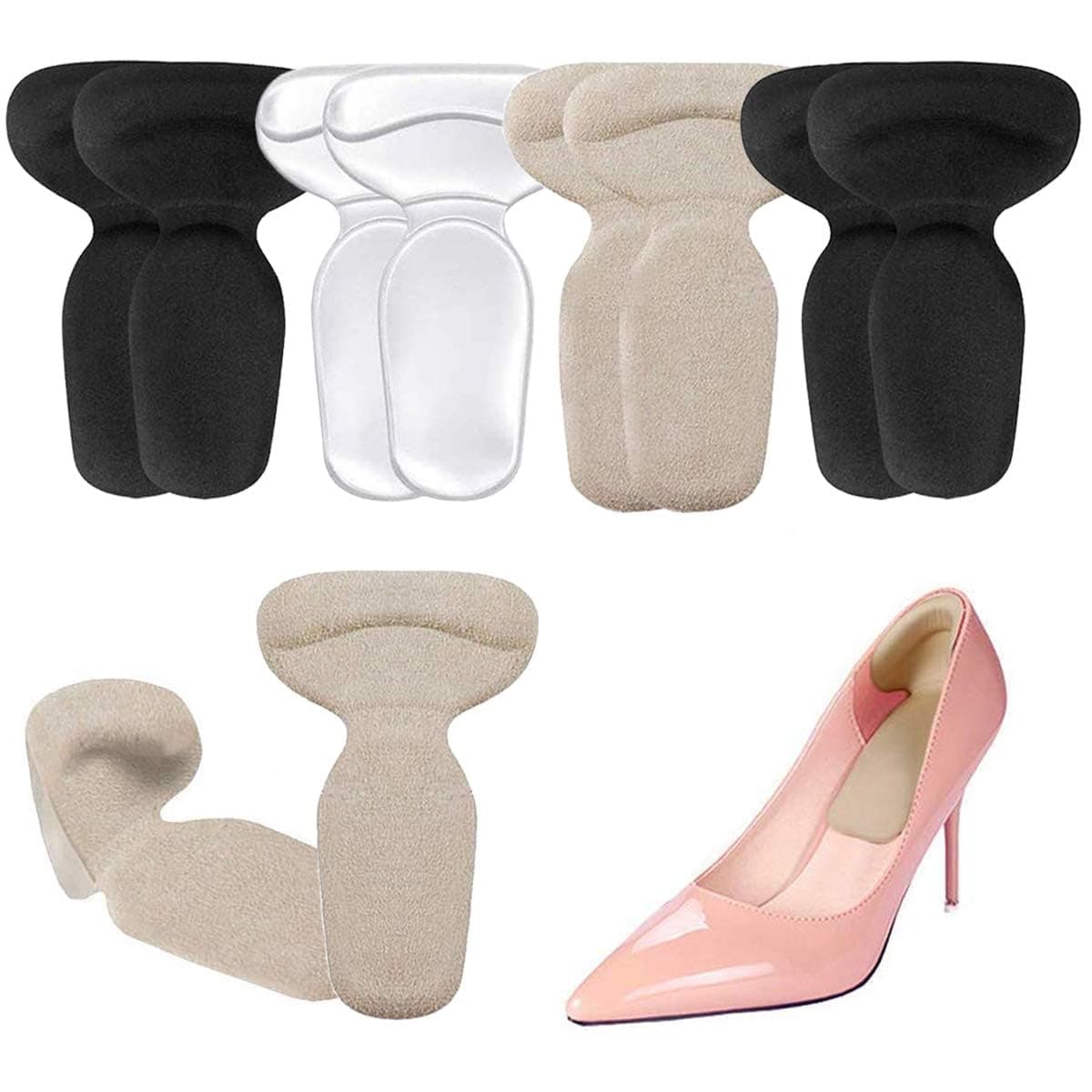 Coussinets de Talon Auto-Adhésifs Anti-Douleur et Anti-Frottement 1Pcs - وسادات حماية وتخفيف آلام كعب القدم ذاتية اللصق - Vêtements et chaussures - صورة 2
