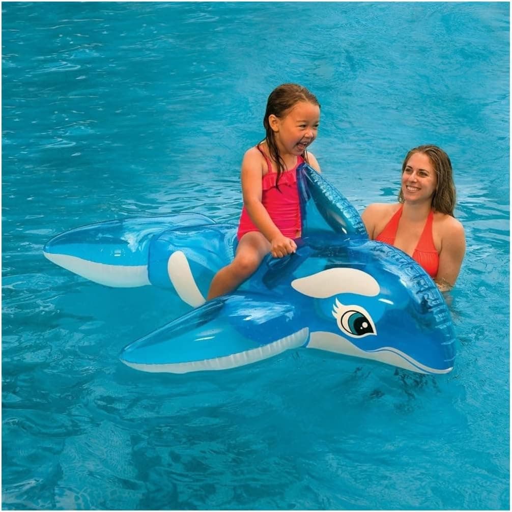 Bouée Chevauchable Baleine Intex pour Enfants 58523NP - عوامة ركوب الأطفال المنفوخة بشكل الحوت الأزرق من إنتكس - Vacance & Loisir - صورة 3