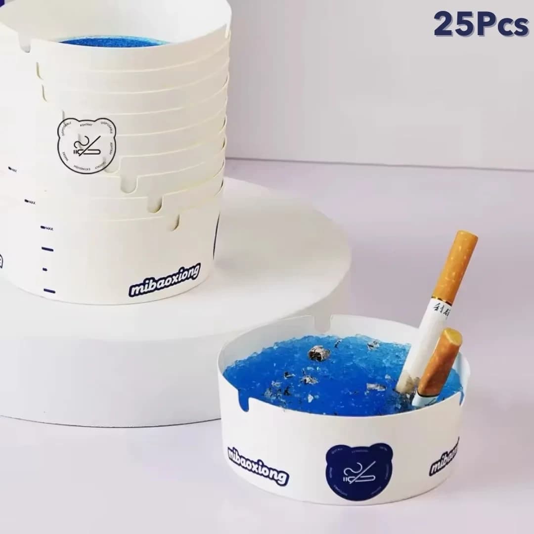 Cendrier Jetable Magique Anti-Odeur et Fumée Pack 25Pcs - منفضة السجائر الجيل المضادة للدخان والروائح - Accessoires - صورة 2