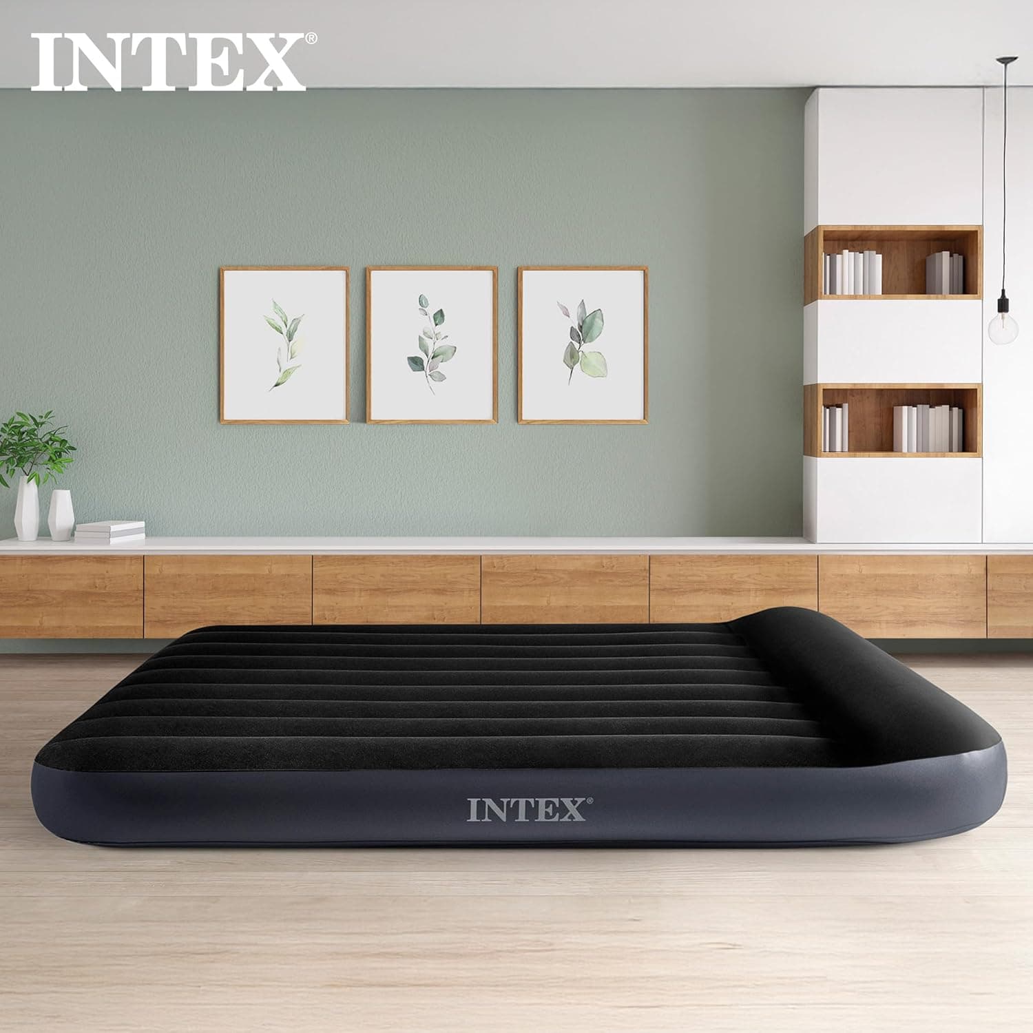 Matelas Gonflable 2 Places XXL avec Pompe Électrique USB INTEX 66129CC 203x183cm - فرشة الهواء المنفوخ لشخصين مع مضخة ذكية - Vacance & Loisir - صورة 5