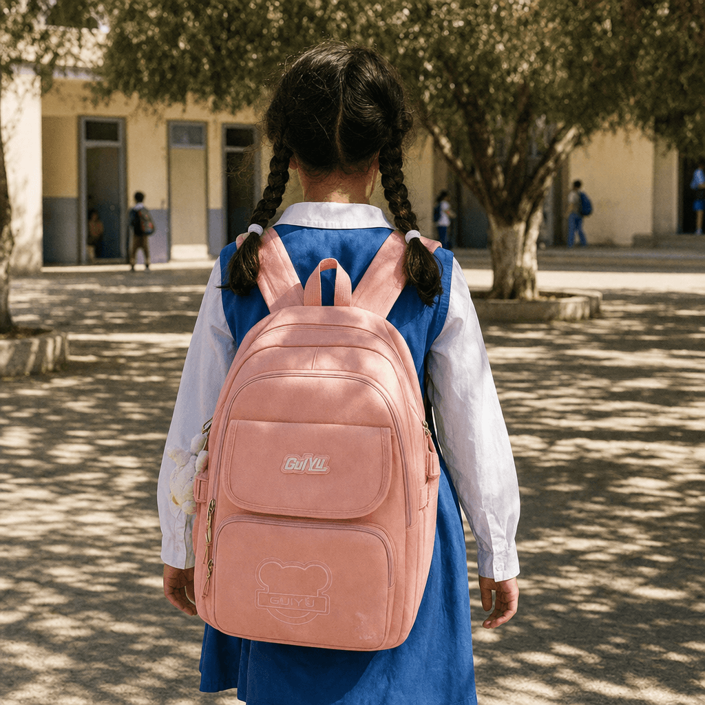 Cartable Scolaire 4 en 1 GUIYU – Sac à Dos + Sac Cabas + Pochette + Trousse - Back to School - صورة 9