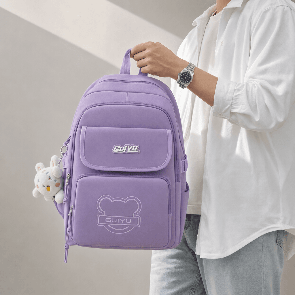 Cartable Scolaire 4 en 1 GUIYU – Sac à Dos + Sac Cabas + Pochette + Trousse - Back to School - صورة 12